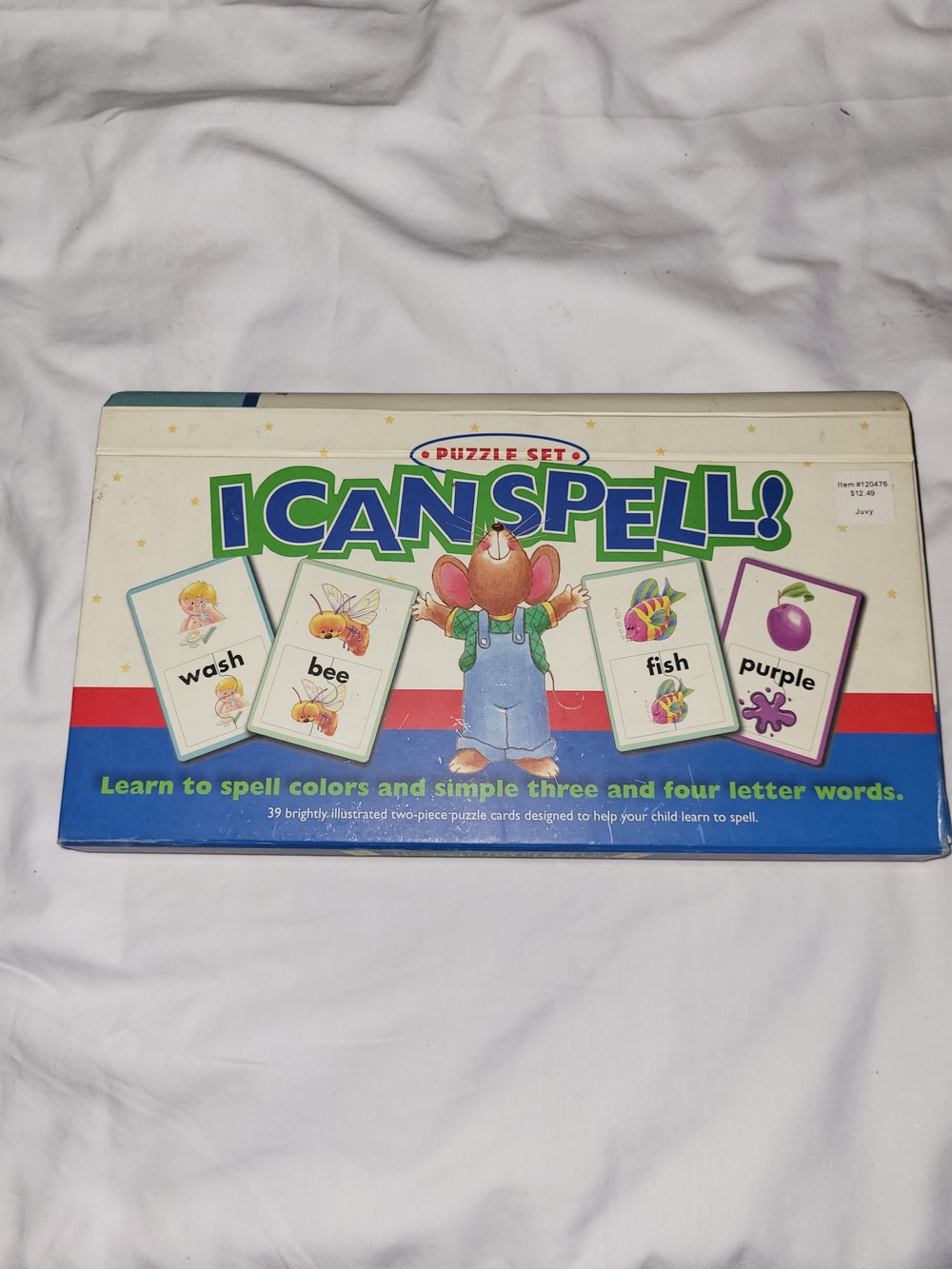 Puzzle Set - Kids Spelling Game (Green, Blue, Purple)